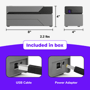 Rollo USB Shipping Label Printer - Commercial Grade Thermal Label Printer for Shipping Packages - High Speed Direct Thermal 4x6 Label Printer & Custom Sticker Label Maker - Supports Windows & Mac
