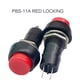 thumbnail image 2 of 1 interruptor de botón momentáneo con autobloqueo PBS-11A PBS-11B, interruptor eléctrico de colores verde/rojo para hacer modelos de bricolaje, 2 of 5