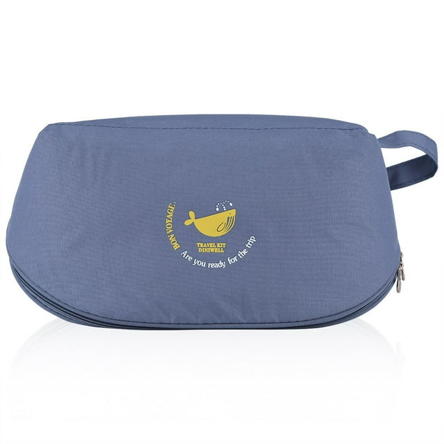 DINIWELL Bolsa de almacenamiento portátil de viaje para mujer para ropa interior, sujetador, estuche de ropa, equipaje, ballena azul
