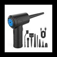thumbnail image 1 of Plumero de Aire Comprimido para Teclado de Computadora 51000 RPM Carga USB Limpiador EléCtrico InaláMbrico para AutomóVil Soplador de Aire InaláMbrico, 1 of 5