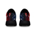 thumbnail image 4 of Bass Fishing American flag Shoes Sneakers Black Size 5, 4 of 7