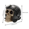 thumbnail image 2 of Resin Skull Decor Skull Head Decorative Skeleton for 1Pcs Household Furnishing, 2 of 4