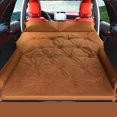 thumbnail image 1 of Multi Purpose SUV Automatic Air Mattress Self Inflatable Car Mattress for Tent Camping Protecting Edge Thickened Waterproof Brown, 1 of 8