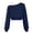 Navy, variant on XINXIAOO Girls Off The Shoulder Sweatshirt Asymmetrical Long Sleeve Cute Crop Tops Shirts Pullover Spring Fall Clothes Size 7-16 Years