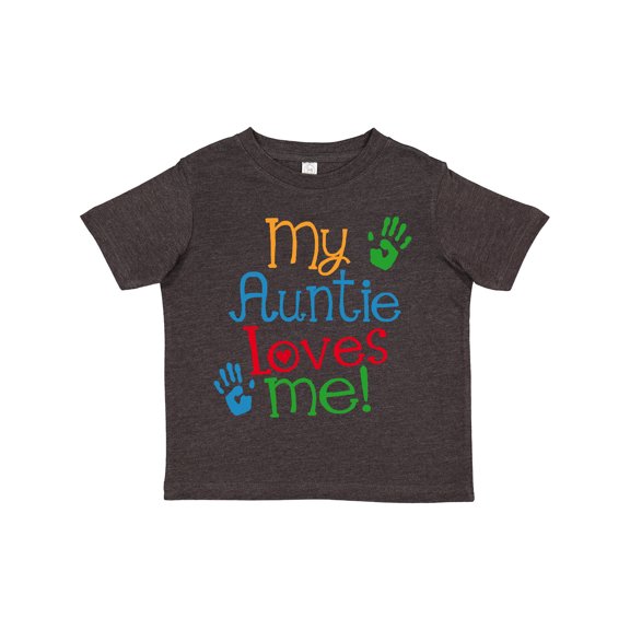 Inktastic My Auntie Loves Me Nephew Boys or Girls Toddler T-Shirt