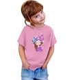 thumbnail image 4 of TZEWGL Chemise Décontractée pour Enfants Imprimé Graphique Col Rond Manches Courtes Ample Taille 10-11T, 4 of 4