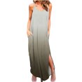 thumbnail image 2 of SMihono Robes d'Été Bohémiennes pour Femmes Grande Taille Mode Décontractée Col en V Imprimé Robes d'Été Sans Manches Robe Pull, 2 of 6