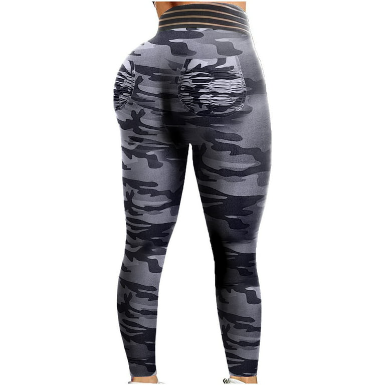 Baocc Yoga Pants Yoga Pants Breathable and Dot Pants Lift Tight Absorbent  Exercise Polka Yoga Pants Pants for Women Gray 