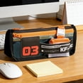 thumbnail image 6 of Lunxisen 3 Pcs Cyber-Style Pencil Case Large Capacity Multifunctional Organizer For Men Stationery Pouch College Essentials Modern Design, 6 of 8