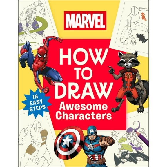 Marvel How to Draw Awesome Characters (Paperback)