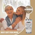 thumbnail image 2 of Best Mom Gifts from Son, Daughter, Inspirational Gift for Her Women Christmas Mothers Day Gifts Ideas Thank You Present - 20 OZ Travel Coffee Tumbler, 2 of 6