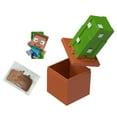 thumbnail image 1 of Minecraft Mini Mode Bloom Blocks Action Figure with Sand Compound Prickly Steve, 1 of 5