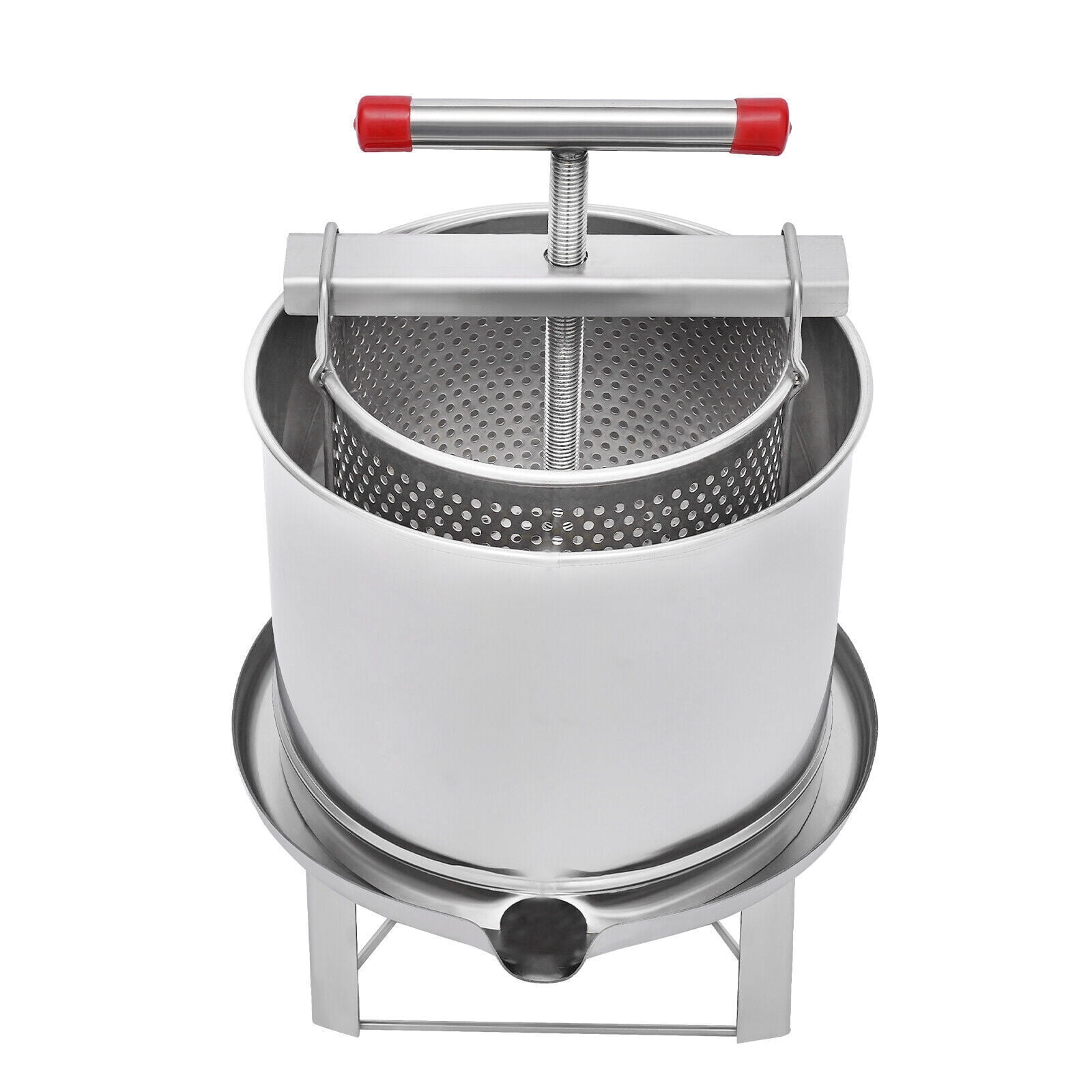 Beeswax Presser Manual Grape Fruit Juice Honey Large Press Extractor Stainless Steel