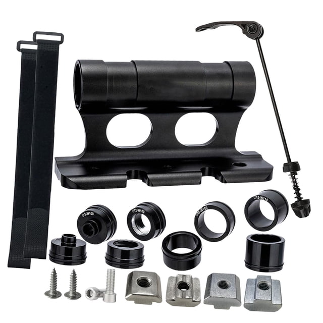 Lipstore Bike Fork Lock Mount Block Front Fork Quick Release Equipment Bikes Rack Black