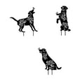thumbnail image 4 of 3 estacas de jardín con forma de animal Colamx decorativas para patio trasero Perros, 4 of 8
