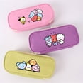 thumbnail image 2 of KPOP BTS BT21 Estuche para bolígrafos Monedero Bolsa de almacenamiento para lápices Bolsa de papelería de lona, 2 of 4