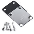 thumbnail image 2 of Placa de cuello de guitarra eléctrica Placa de cuello de guitarra eléctrica Junta Junta de hierro de repuesto con tornillos de montaje FLhrweasw Nuevo, 2 of 8