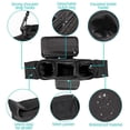 thumbnail image 5 of Organizador universal para cochecito con portavasos, organizador para cochecito de bebé con bolsa de almacenamiento adicional y correa para el hombro, bolsillos para teléfono, llaves y jugue, 5 of 5