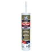 GE Advanced Silicone Kitchen & Bath Sealant, Clear 10.1 fl oz Cartridge