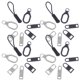 thumbnail image 4 of 32 piezas de tiradores de cremallera desmontables para abrigos, ropa, equipaje, 4 of 5