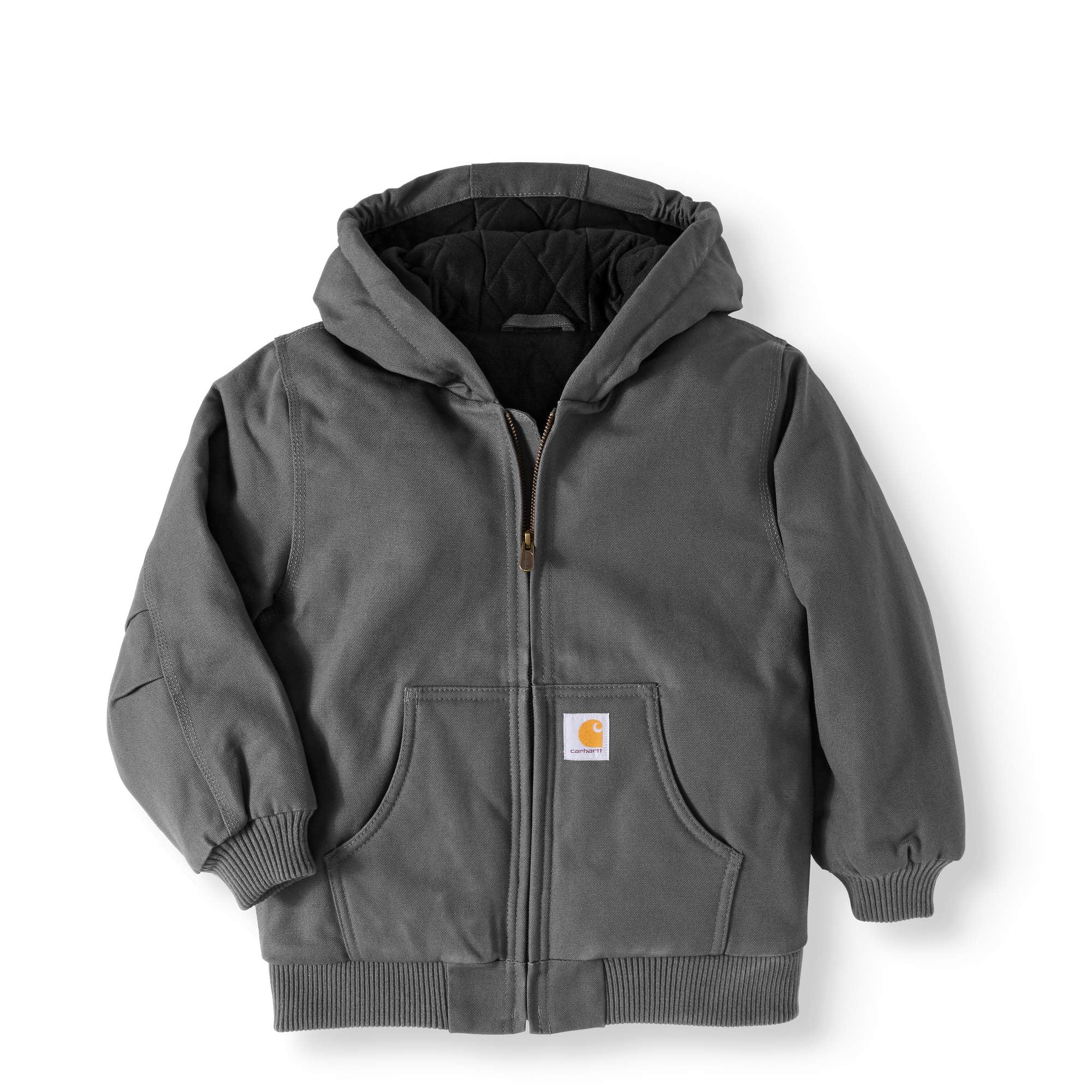 Carhartt Boys Toddler Active Quilted Flannel Lined Jacket