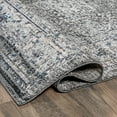 thumbnail image 4 of nuLOOM Victoria Distressed Medallion Area Rug, 4' x 6', Gray, 4 of 9
