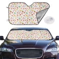 thumbnail image 3 of Lsque Dessert Car Windshield Sun Shade | Accordion Folding Style Auto Shade for Car Truck SUV Van | Blocks UV Rays Sun Visor Protector | Medium, 3 of 7