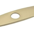 thumbnail image 2 of Bellaterra Home 11043-GD 10 in. Stainless Steel Faucet Deck Plate, Polish Chrome, 2 of 3