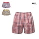 thumbnail image 4 of Yuarrent Pantalones cortos de algodón a cuadros de playa para hombre Pantalones de ropa interior Traje de baño XXXL, 4 of 6