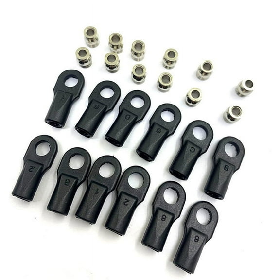 12Pcs 5347 Rod End Ball Joint General Trolley Ball Sets for 1/10 Traxxas E- SUMMIT