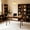 Walnut -1.38" Thick, variant on AUU 100% Solid Rubber Wood Computer Desk with Drawer – Retro Walnut Writing Table with Sturdy A-Frame Leg, Extra-Thick Top for Home Office or Study