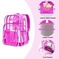 thumbnail image 2 of Mochila transparente PAMANO Transparent Heavy Duty Pink 20L, 2 of 7