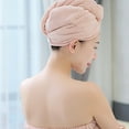thumbnail image 5 of 2 Pack Hair Towel Wrap,Hair Drying Towel with Button, Hair Towel, Dry Hair Hat, Bath Hair Cap, 5 of 5