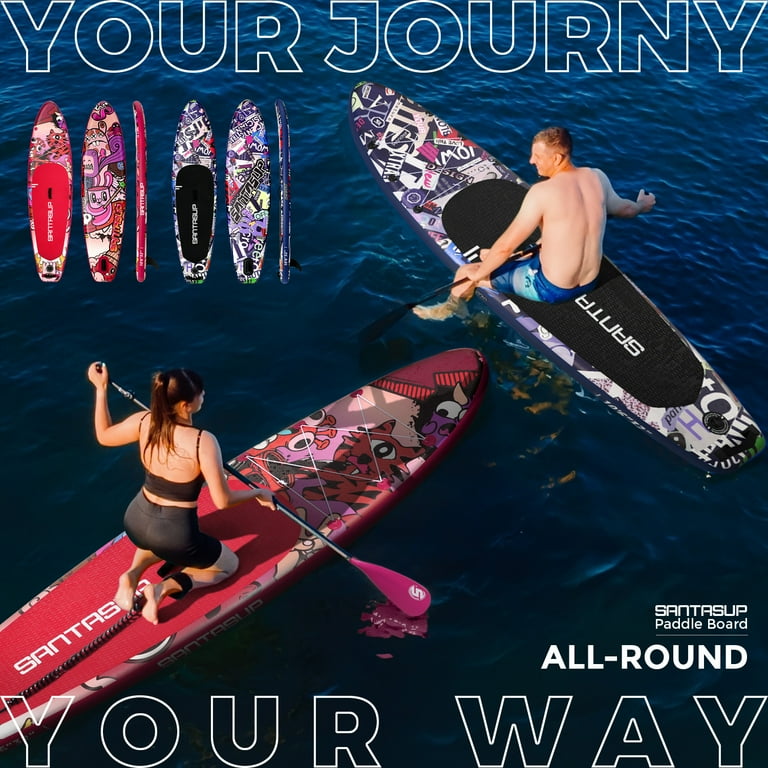 Santasup Blow Up Paddle Board Pink Inflatable Paddle Board For Adults, 10ft Yoga Stand Up Paddle Board, Sup Board With Accessories, Non-Slip Deck, Santasup Blow Up Paddle Board Pink Inflatable Paddle Board For Adults, 10ft Yoga Stand Up Paddle Board, Sup Board With Accessories, Non-Slip Deck,