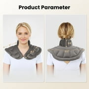 MaxKare Microwavable Heating Pad for Neck and Shoulder,Weighted Heating Pad,Neck and Hot Neck Wrap,Grey