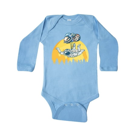 

Inktastic Astronaut Moon Space Travel Gift Baby Boy or Baby Girl Long Sleeve Bodysuit
