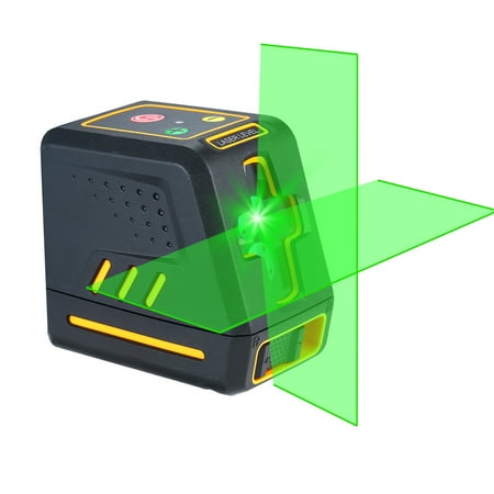 

Abody Level Professional Horizontal and Vertical Cross Line Self Leveler Auto-Leveling Spirit Level Self-Leveling Selectable Lines Adjustable Brightness Green Beam T08