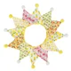 thumbnail image 1 of Banderines Triangulares de Tela de Algodón con Pompones Coloridos – Decoración para Cumpleaños, Tiendas de Campaña y Fondo de Fotos, 1 of 2