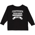 thumbnail image 3 of Inktastic African American Independence Juneteenth Boys or Girls Long Sleeve Toddler T-Shirt, 3 of 5