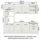 thumbnail image 3 of Cocina Integral Agata Madesa 250cm 01 - Blanco, 3 of 10