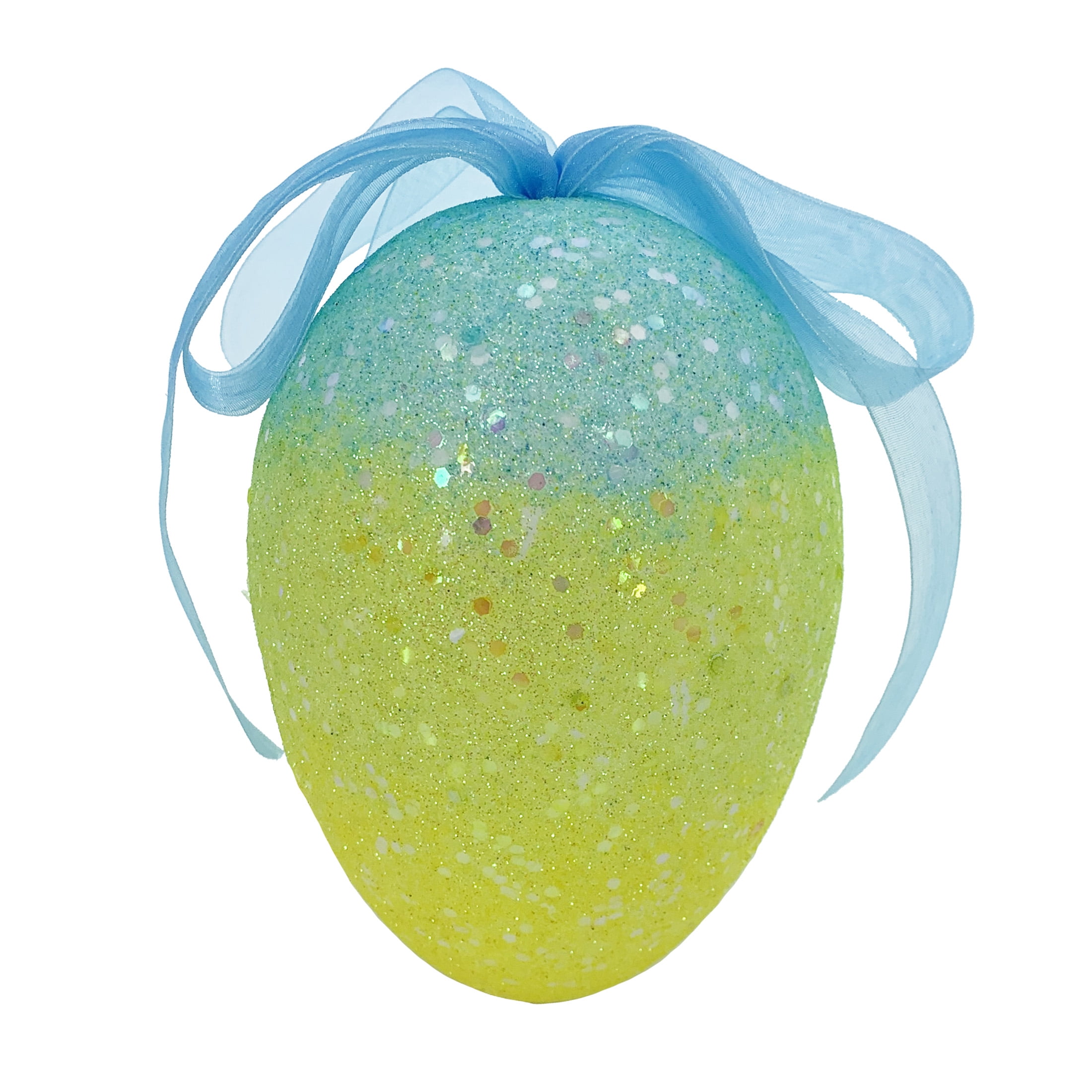 Way to Celebrate Easter Ombre Glitter Polystyrene Eggs 150mm Decoration Assortment
