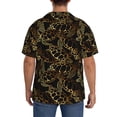thumbnail image 5 of Fotbe Sea Turtle With Ocean print Short Sleeve Button Down Shirts for Men Casual Summer Beach Wrinkle Free Shirt-4X-Large, 5 of 7