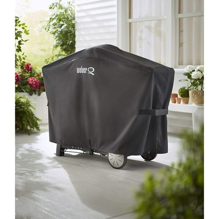 Weber - Rolling Cart Grill Cover for Q 2000/3000 grills - Black