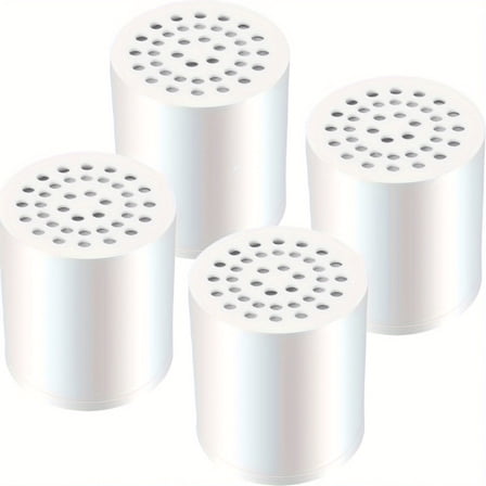 4 Pack 30 Stage Shower Filter Universal Replacement Cartridge Hard Water Purifier Removes Chlorine, Heavy Metals, Iron, Other Sediments, Water Softener With High Output, Skin And Hair Healthy