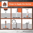 thumbnail image 3 of Sistema de anclaje DCP Quickmast AE15, epoxi para hormigón, 300 ml, 1 paquete, 3 of 9