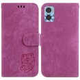 thumbnail image 2 of Compatible avec Motorola Moto E22/ E22i Étui Portefeuille Folio à Rabat Embossé Tiger Mignon avec Porte-Cartes, 2 of 5