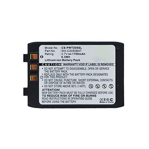 eXRS Battery for TriSquare TSX100 TSX300 Two-Way Radios Replaces TSX-BP 800mAh