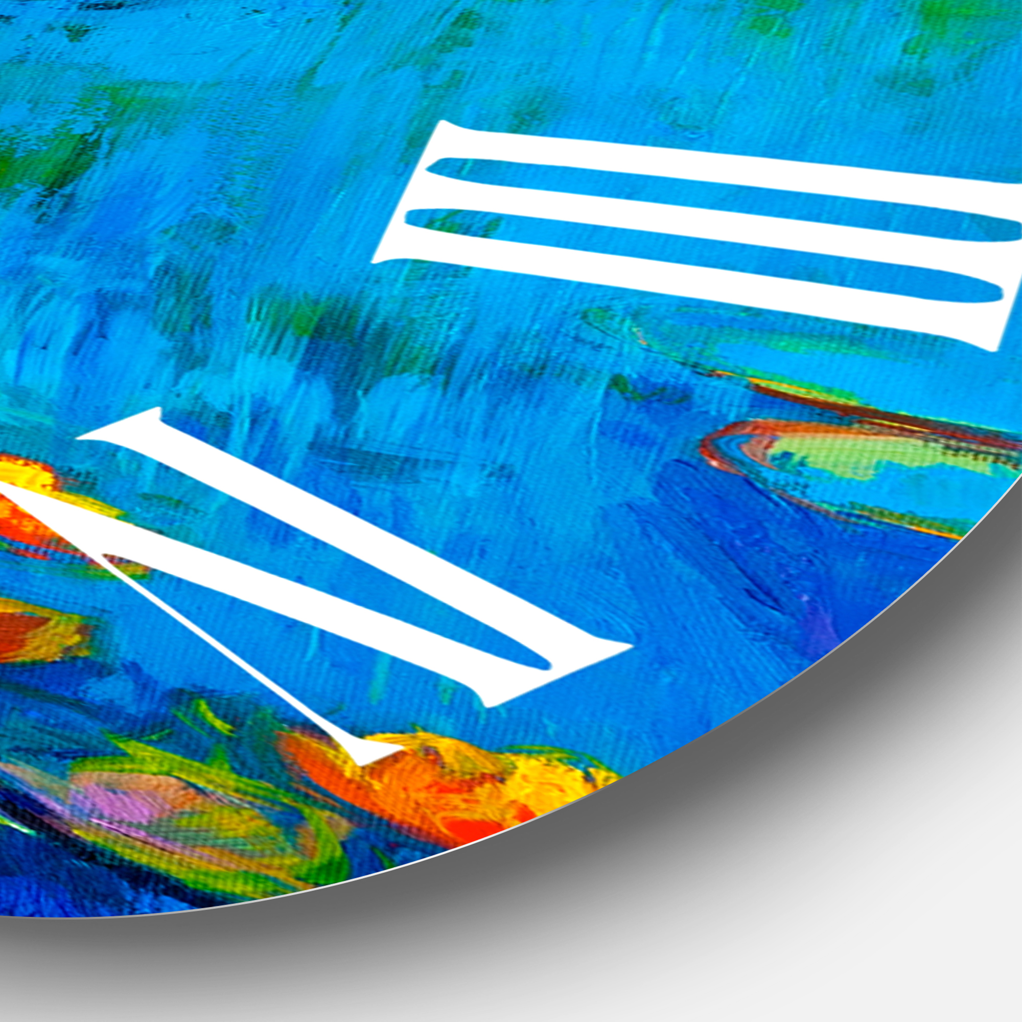 Designart 1 in Coastal Wall Clock