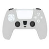 Intera Silicone Case Cover Skin for PS5 DualSense Controller, White