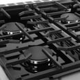 thumbnail image 3 of Cosmo 36 in. Lumin Collection 6.0 cu. ft. Gas Range with 6 Sealed Gas Burners and Convection Oven in Stainless Steel, 3 of 10